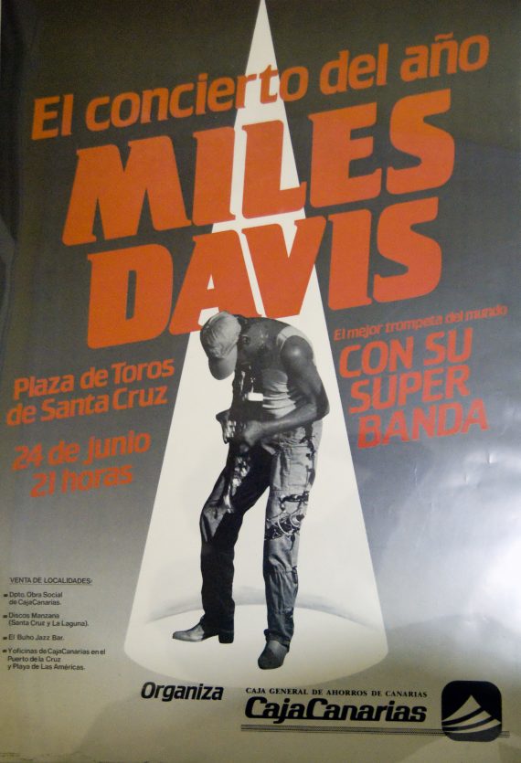 Miles Davis en concierto en Santa Cruz de Tenerife 24 de junio de 1987 con Darryl Jones (The Rolling Stones) 50 aniversario The Rolling Stones 2012