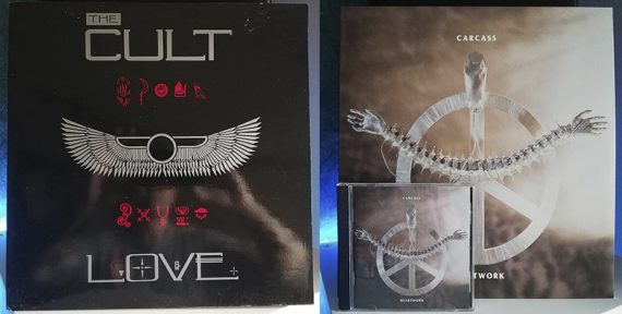 The Cult Love Carcass Heartwork disco