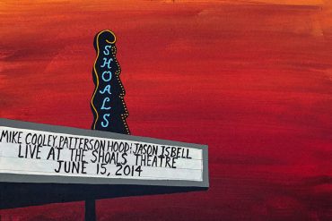 Jason Isbell y los Drive-By Truckers Mike Cooley y Patterson Hood en Live at the Shoals Theatre