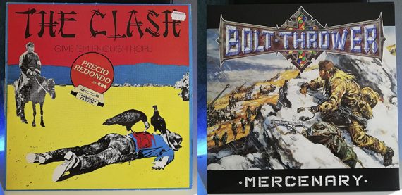 The Clash Give 'Em Enough Rope Bolt Thrower Mercenary disco