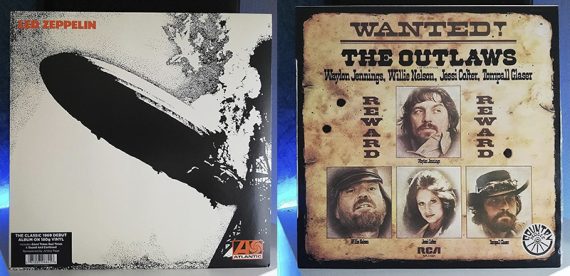 Led Zeppelin Led Zeppelin Waylon Jennings, Willie Nelson, Jessi Colter, Tompall Glaser Wanted! The Outlaws disco