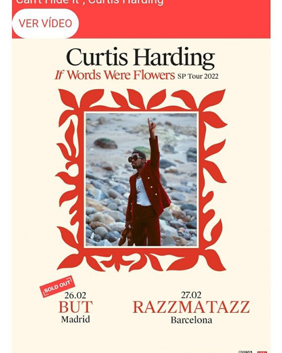 Curtis Harding en Madrid y Barcelona