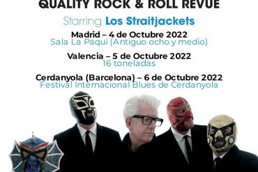 Gira Nick Lowe y Los Straitjackets octubre 2022