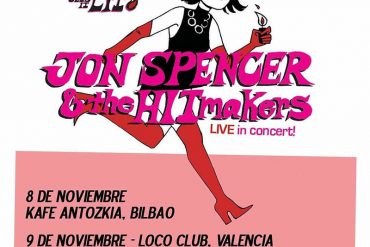 Jon Spencer gira noviembre