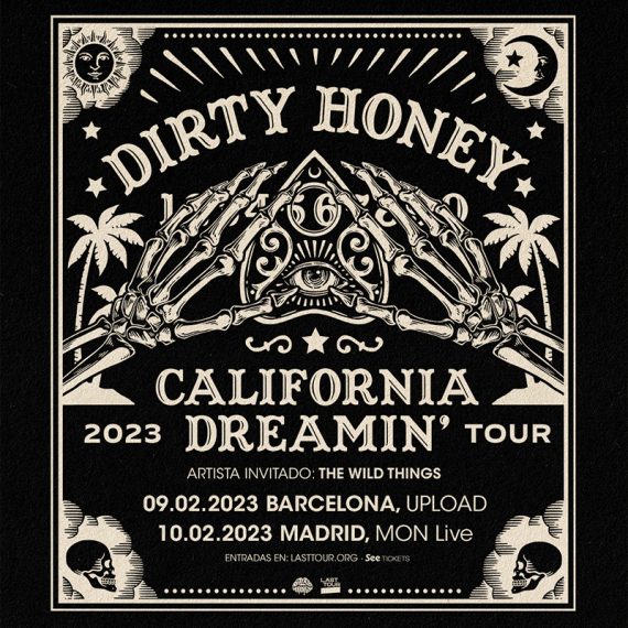 Dirty Honey en Barcelona y Madrid en febrero