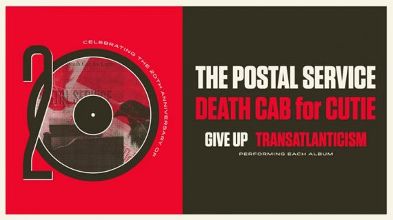 GIRA CONJUNTA 20º ANIVERSARIO DE DEATH CAB FOR CUTIE Y THE POSTAL SERVICE