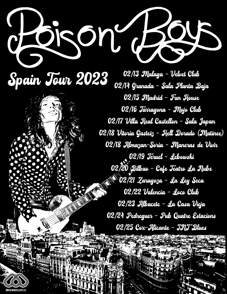 Poison Boys De Gira Por España Dirty Rock Magazine