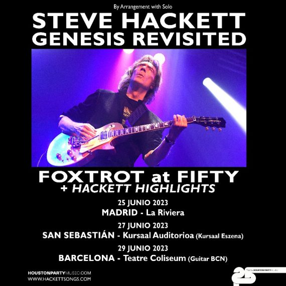 Gira de Steve Hackett para rendir tributo a Genesis