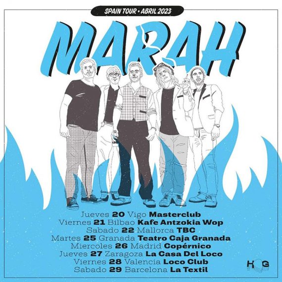 Gira de Marah en abril 2023