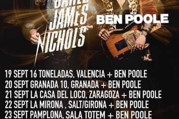 JAred James Nichols Ben Poole gira 2023