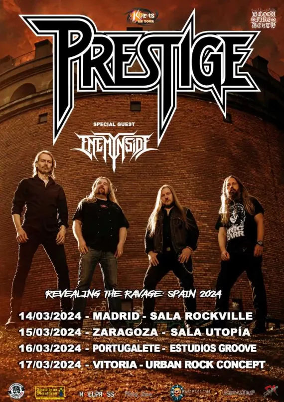 Prestige "Revealing The Ravage" Gira España 2024