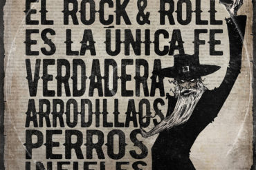 Alfredo García publica El Rock and Roll es la única fe verdadera, arrodillaos perros infieles