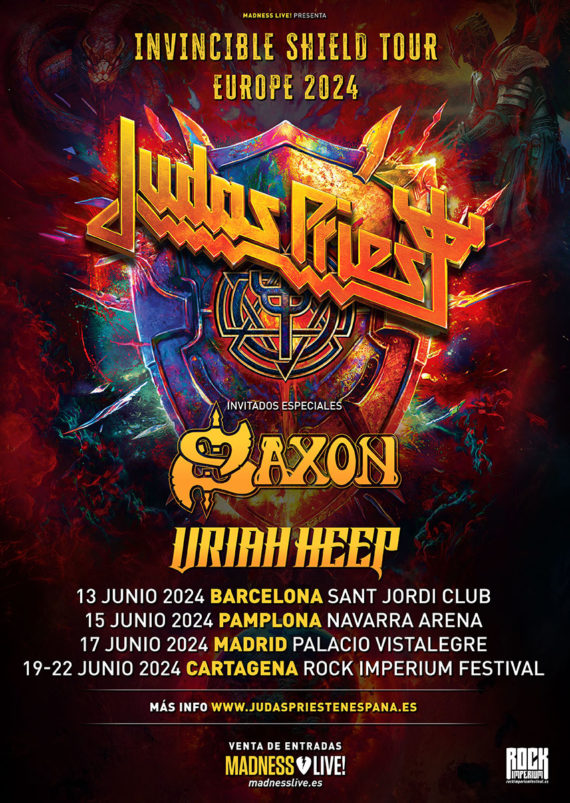 Judas Priest+Saxon+Uriah Heep-España 2024