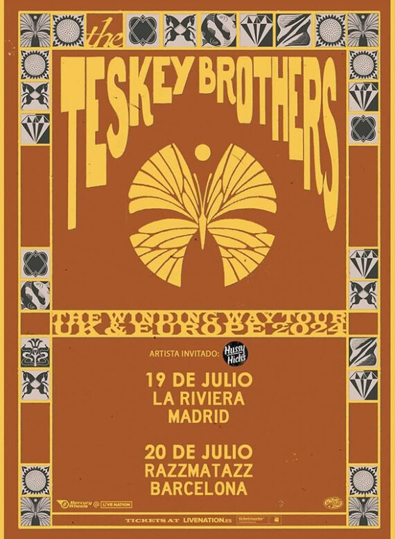 The Teskey Brothers gira julio en Benicasim, Madrid y Barcelona Hussy Hicks