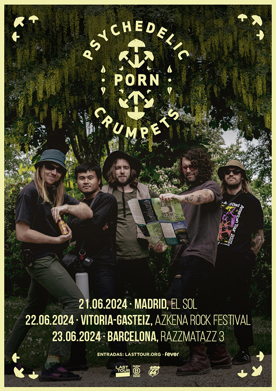 Entrevista con los Psychedelic Porn Crumpets Azkena Rock Festival