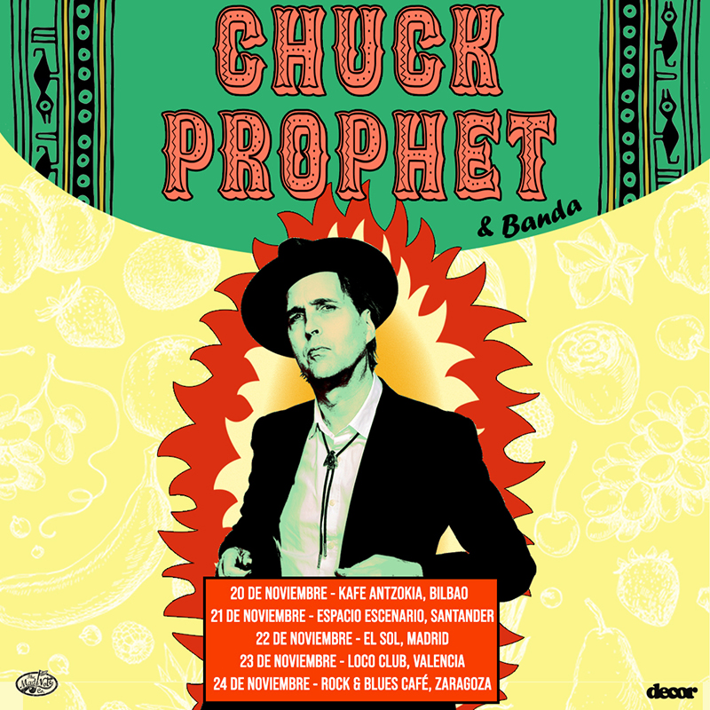 Chuck Prophet gira en noviembre con su Banda