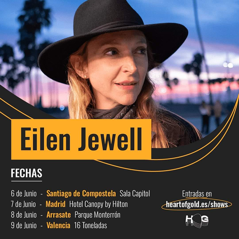 Eilen Jewell nos visita en junio para presentar Get Behind The Wheels