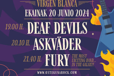 Osteguna Rock Fest cuenta con Deaf Devils, Åskväder y Fury