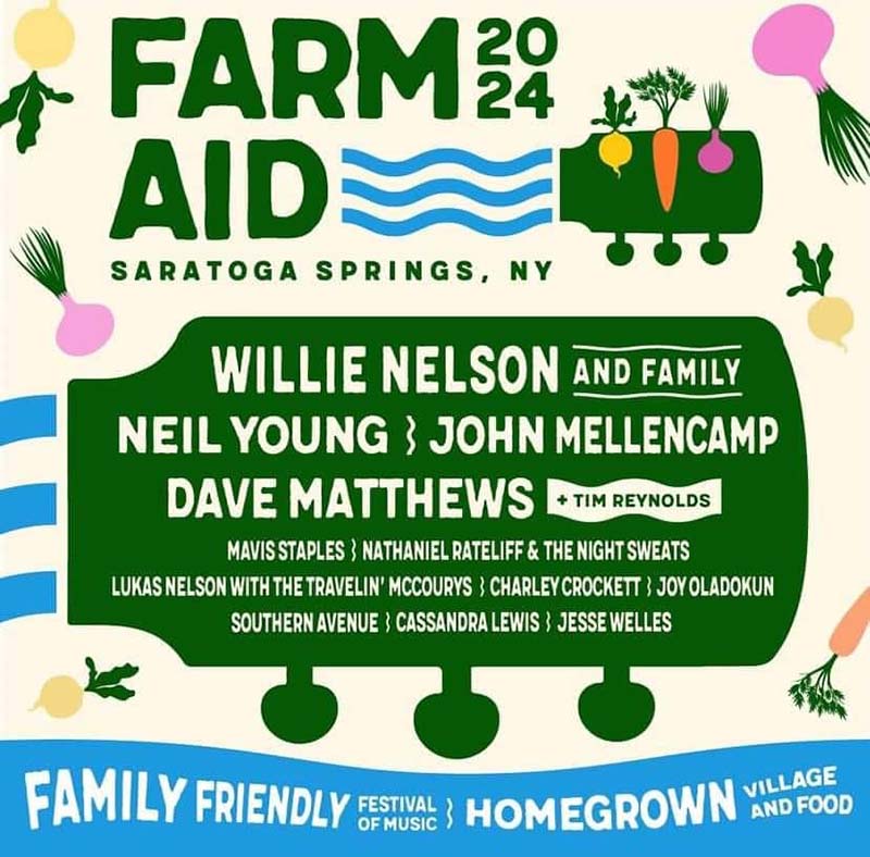 Farm Aid 2024 ofrece sus primeros nombres