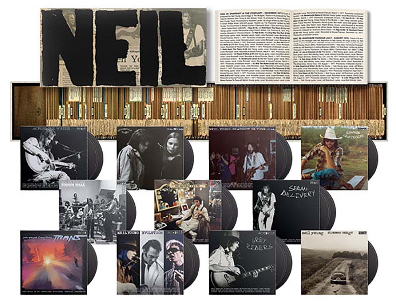 Neil Young lanza su caja recopilatoria Archives Vol. III caja box