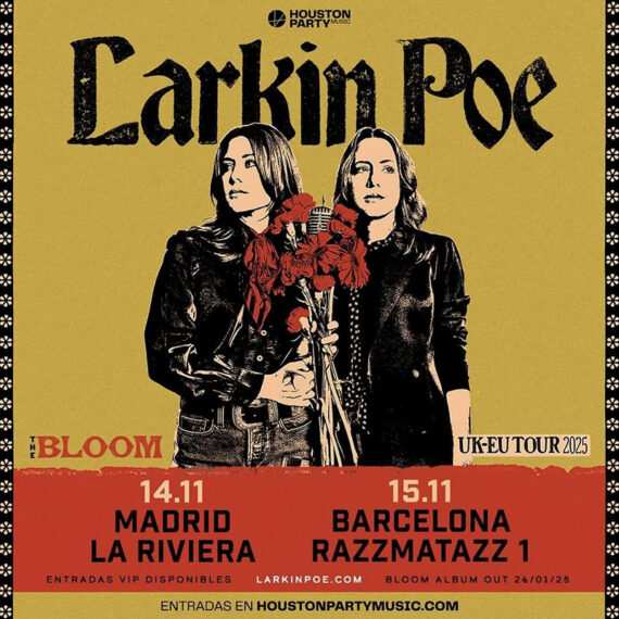 Larkin Poe tocarán en Madrid y Barcelona en noviembre 2025