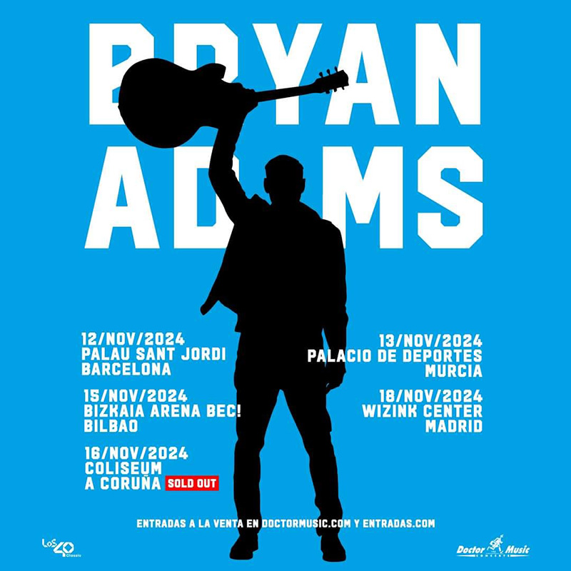 Bryan Adams gira España 2024