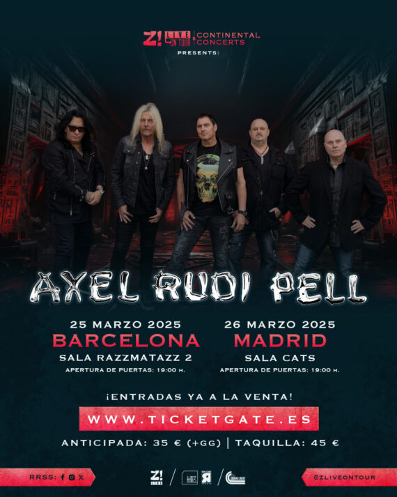 Axel Rudi Pell España 2025