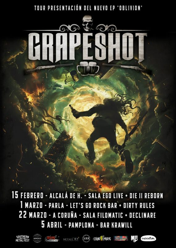 Grapeshot Gira Oblivion 2025