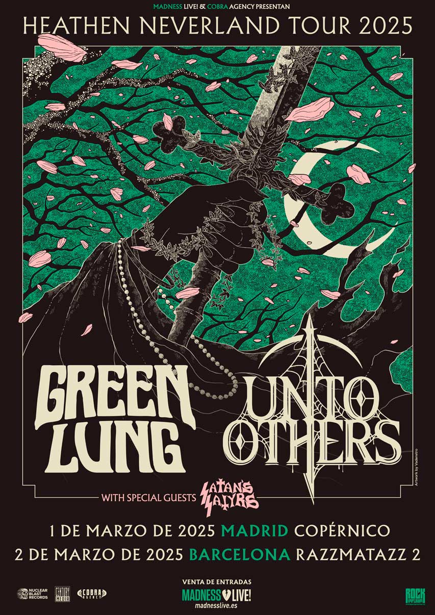 Green Lung + Unto Others + Satan´s Satyrs España 2025