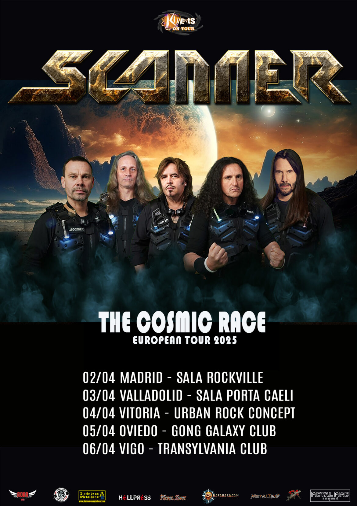 Scanner "The Cosmic Race Gira España 2025"