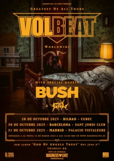 Volbeat+Bush+Gel España 2025