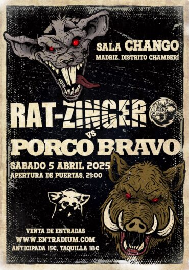 Rat-Zinger Porco Bravo Madrid 2025