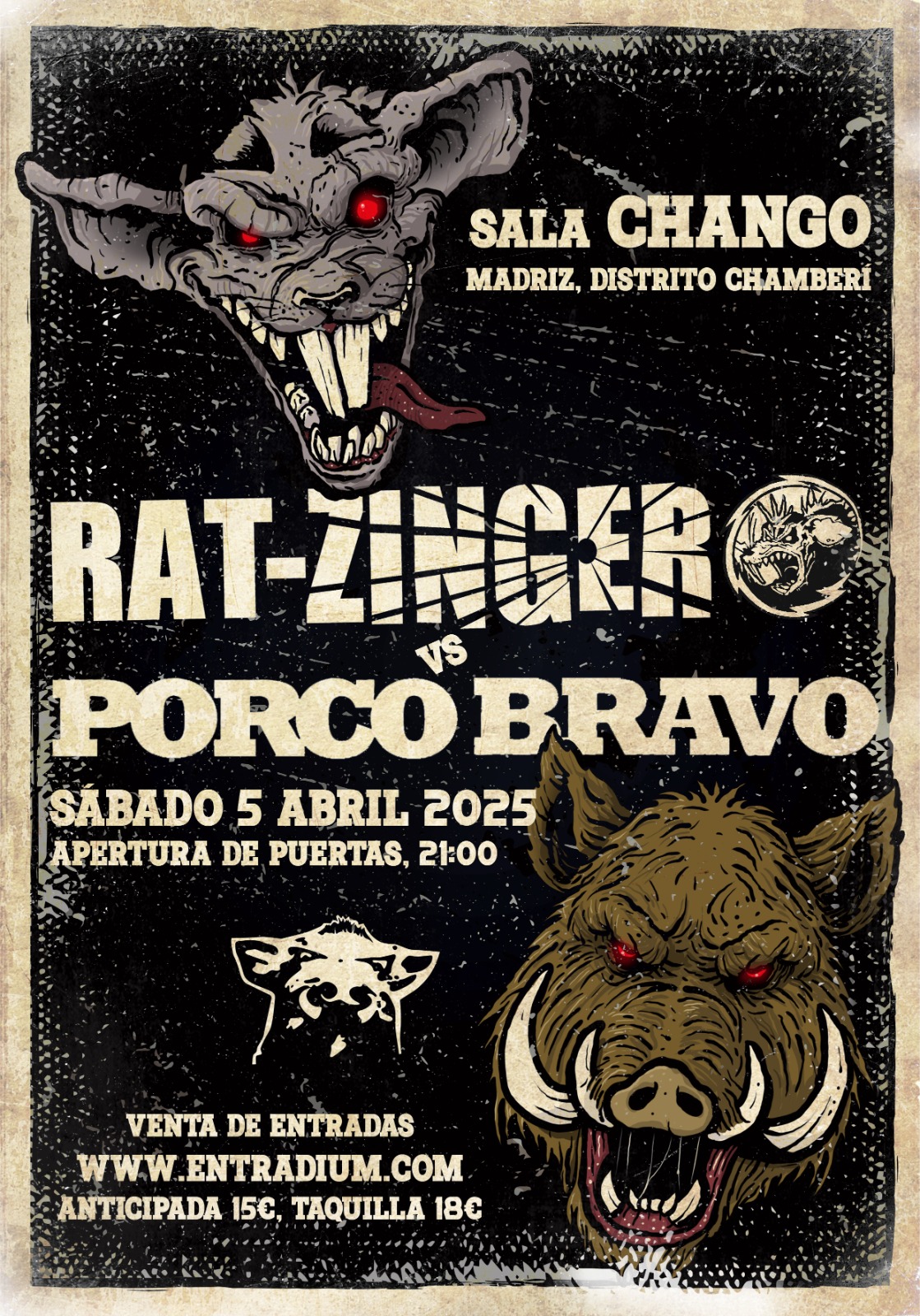 Rat-Zinger Porco Bravo Madrid 2025